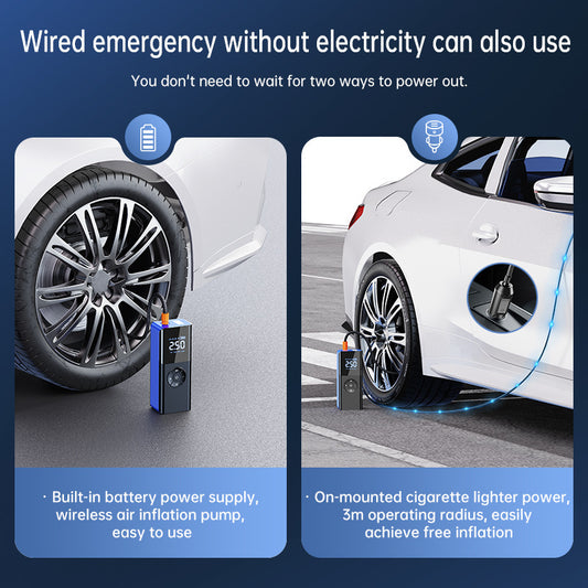 Wireless Portable Car Digital Display Air Pump