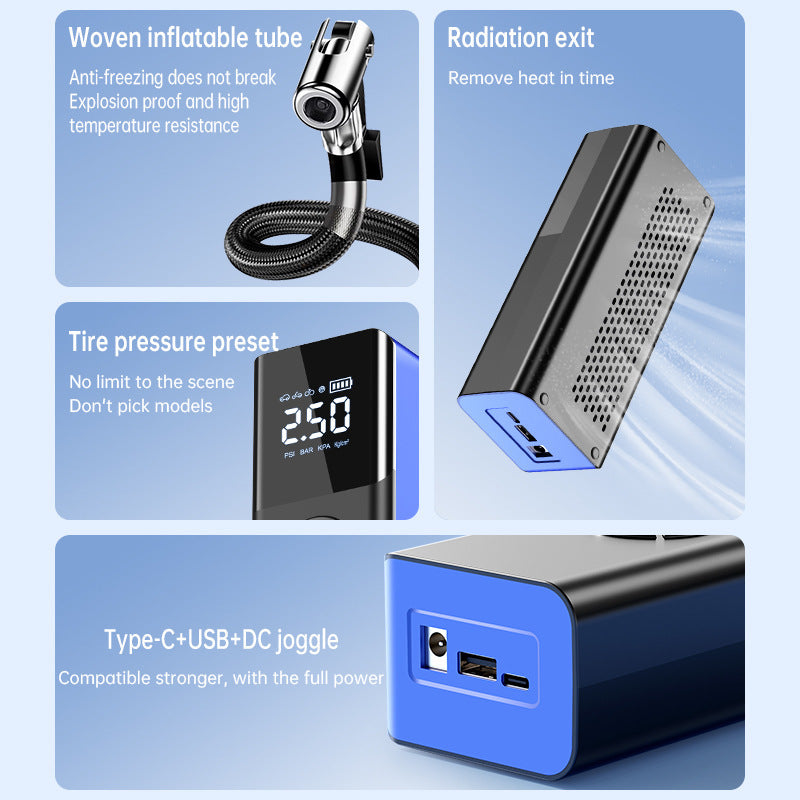Wireless Portable Car Digital Display Air Pump