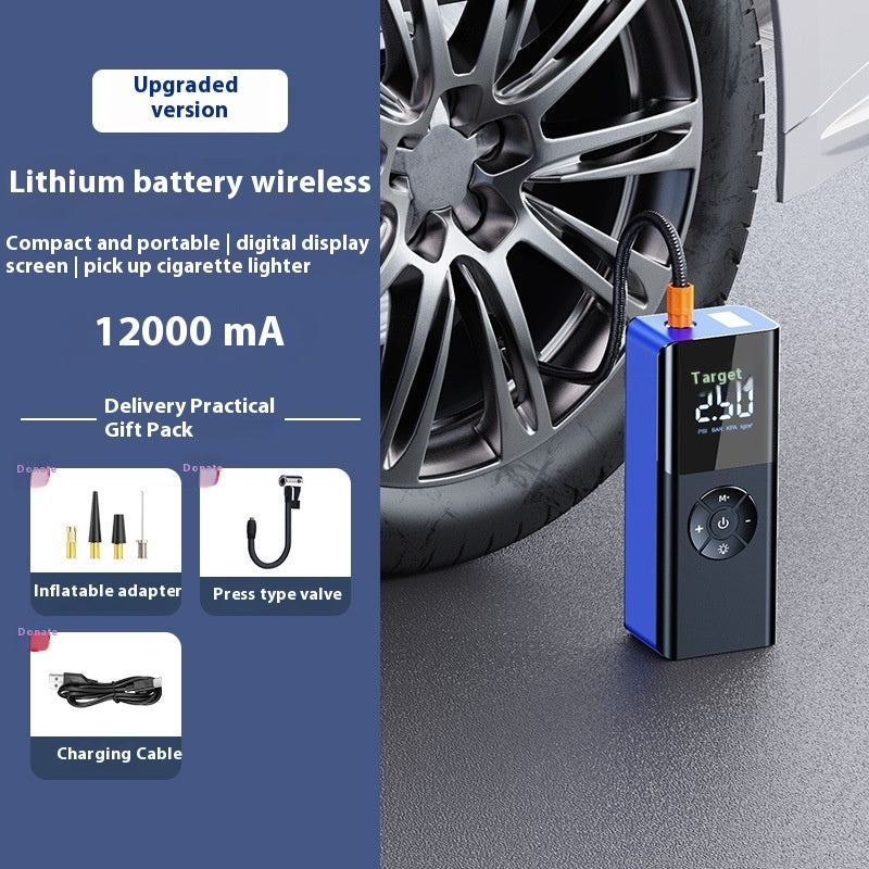 Wireless Portable Car Digital Display Air Pump