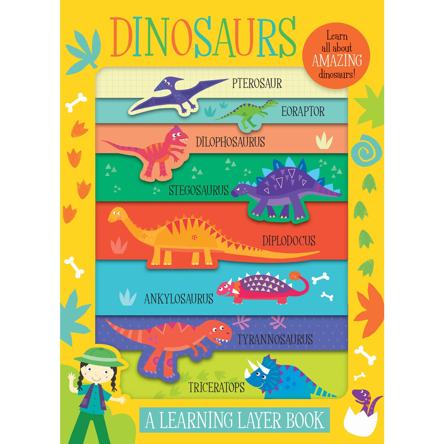 Dinosaurs - Children’S Learning Layer Book