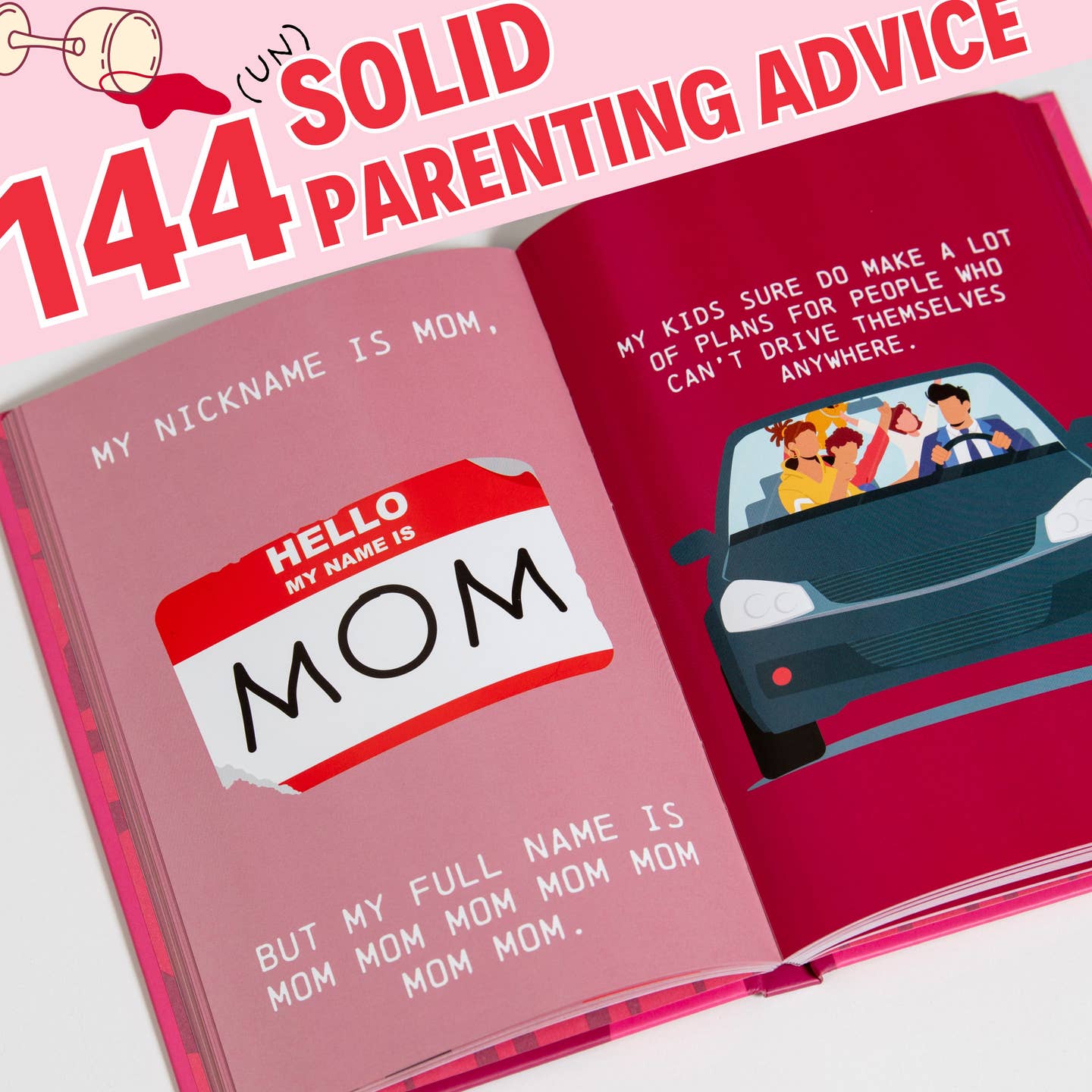 Surviving Motherhood One Glass of Wine At A Time Gift Book
