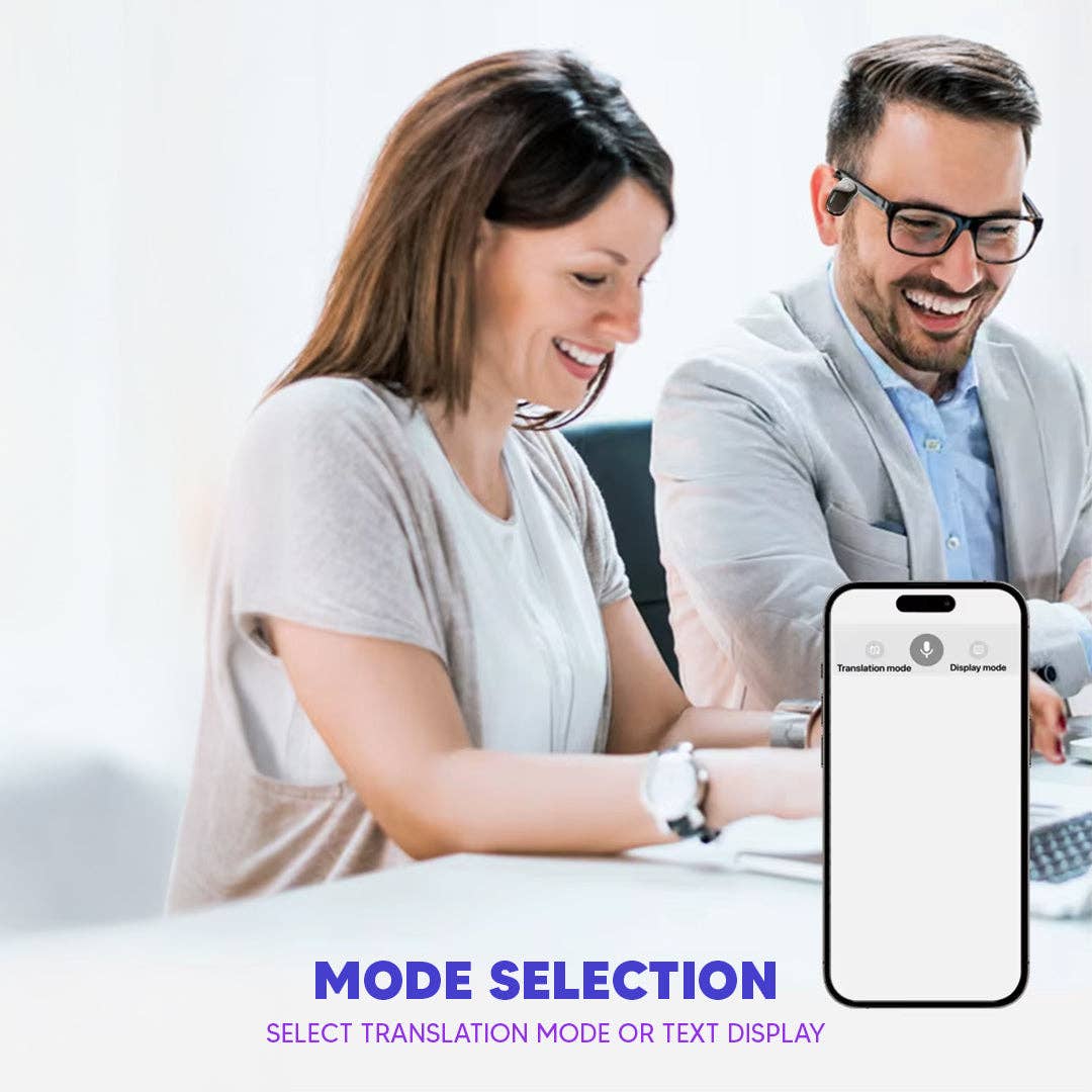Ai-Powered 150-Language Translator Earbuds – Low Latency, Meeting Assistant, Multi-Scenario Use (white)