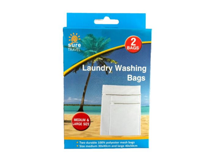 Travel Laundry Washing Bags X 2