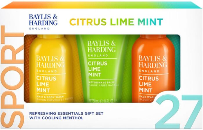 Citrus, Lime & Mint Men's Refreshing Essentials Trio Gift Set