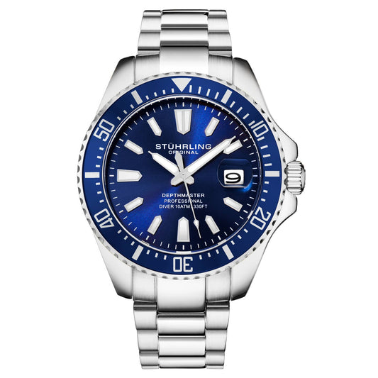Depthmaster 3950A Quartz Diver - Blue Bezel