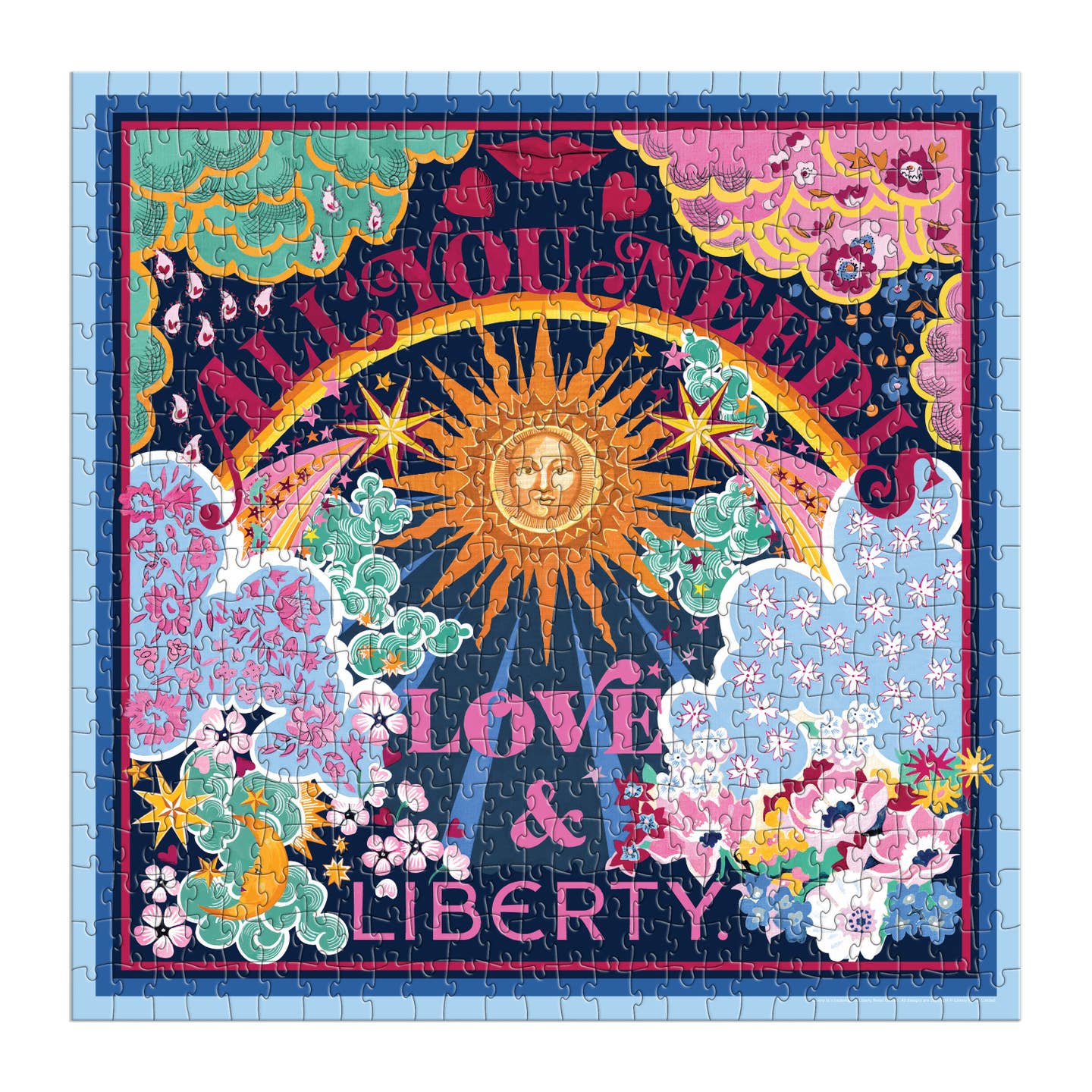 Liberty All You Need Is Love 500 Piece Book Puzzle (Jigsaw Products)